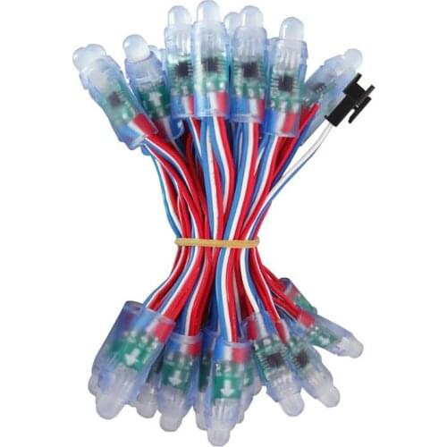 2811 module 50pcs/lot programmable colorful waterproof IP68 lamp beads for indoor and outdoor advertising signs decotation