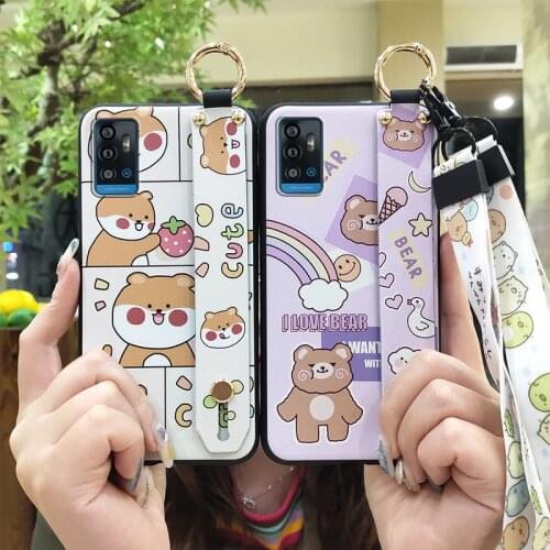 For Man For Boy Phone Case For ZTE Blade A71 Anti-knock Shockproof Glitter Waterproof Original Cute