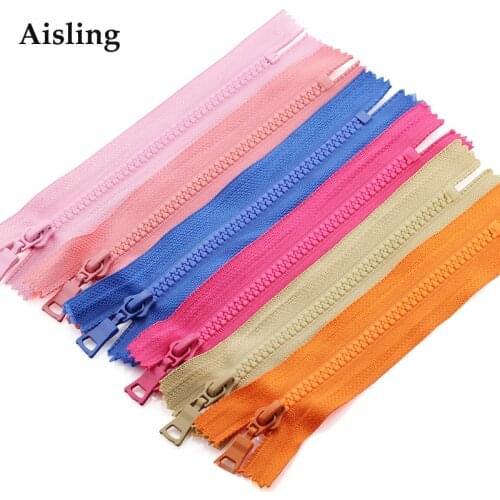 10pcs/lot 15cm Multicolor Resin Closed End Zipper For Clothes Pocket Pull Bag Skirt Jeans Placket Zipper Manual DIY Zippers D676