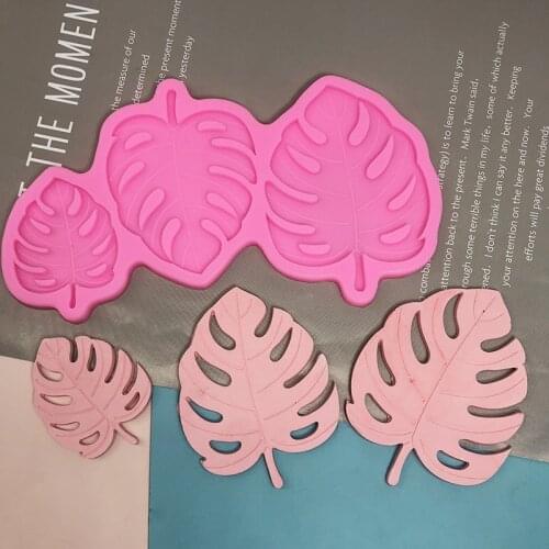 Silica gel mold leaf chocolate fondant cake decorative baking tool glue paste silicone mould resin