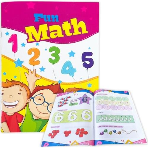 Fun math Activity Book Number Tracing Book for Preschoolers and Kids Ages 3-5 Trace Numbers Practice Workbook for Pre K