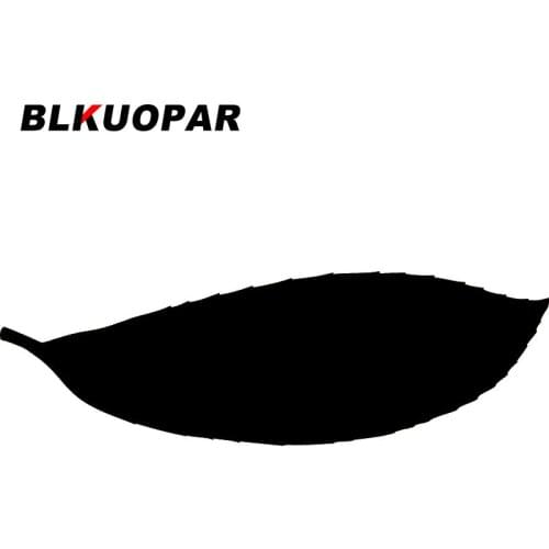 BLKUOPAR for Laurel Leaf Silhouette Decals RV Vinyl Car Stickers Laptop Snowboard Waterproof Refrigerator Trunk Funny Sunscreen