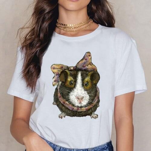 Tops T Shirt Women Birthday Guinea Pig Sexy Harajuku Print Female Shirt