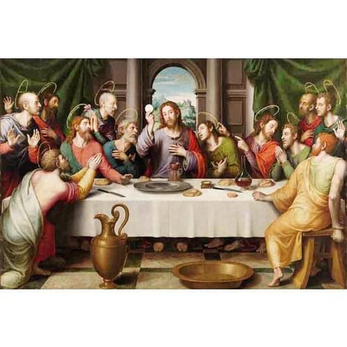 5D Diamond Painting The Last Dinner Full Drill Rhinestones Cross Stitch DIY Diamonds Mosaic Hobby Home Decoration