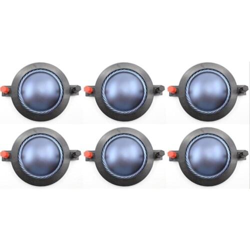6pcs Replacement Diaphragm For B&C DE75 DE750 DE82 DE82TN DE85,DE750TN, EAW CD-5001 8 ohm 74.46 74.5mm Blue film