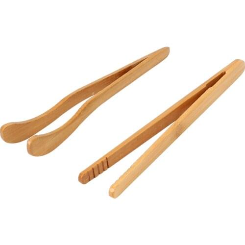 Bamboo Clip Handmade Anti-hot Tea Clip Natural Bamboo Tea Tweezer Tongs Holder Teacup Clamp