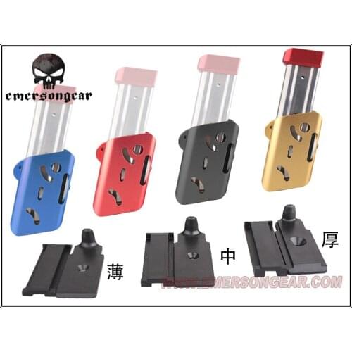 CNC Airsoft Aluminium IPSC 360 Degrees Rotate Magazine Pouch For Glock Hi-capa BD6280