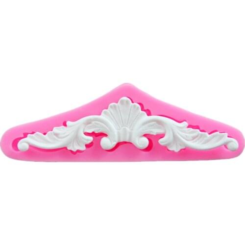 DIY European style retro lace Cake Decorating Tools Cake Silicone Mold Sugarpaste Candy Chocolate Gumpaste Clay Mould M417