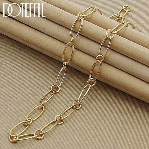 Золотые цепочки DOTEFFIL China At AliExpress