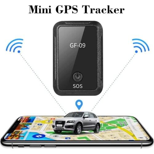 GF-09 Mini GPS Tracker APP Remote Control Anti-Theft Device GSM GPRS Locator Magnetic Voice Recording Remote Pickup GPS Tracker