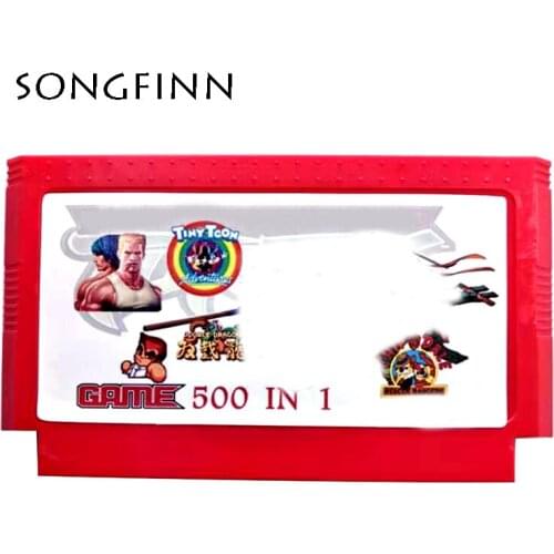 Top Quality 500 in 1 for 60 Pin 8 Bit Video Game Console Retro Classic Card