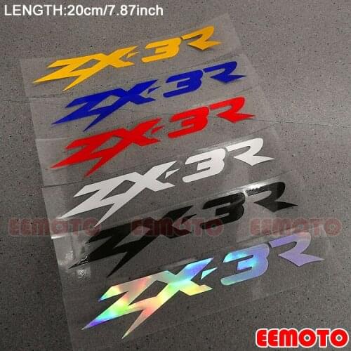 Motorcycle body Wheel Rims Fairing Helmet Tank Pad Label logo reflective Stickers Decals For KAWASAKI ZX-3R ZX3R