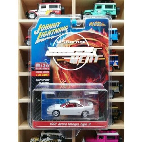 Johnny Lightning 1/64 1997 Acura Integra Type-R Collection of die-casting simulation alloy model car toys