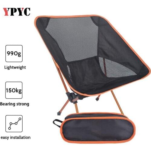 Lightweight Camping Beach ChairPortable Folding Fishing Outdoorcamping Outdoor Ultra Light Orange Red Dark Blue Beach Chairs