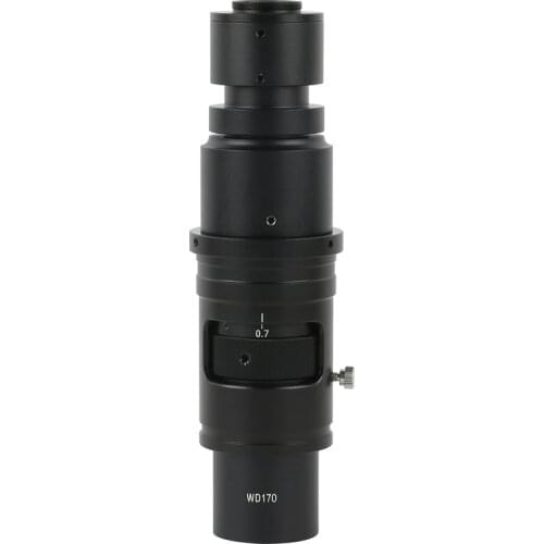 Industrial Video Microscope Repair Detection Set 38MP HDMI USB Video Digital Camera 200X 500X C Mount Lens LCD Monitor 144 Lamp