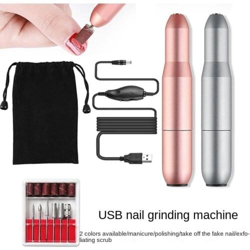New style nail polisher usb portable nail polisher pen nail machine nail tool nail remover polisher pen