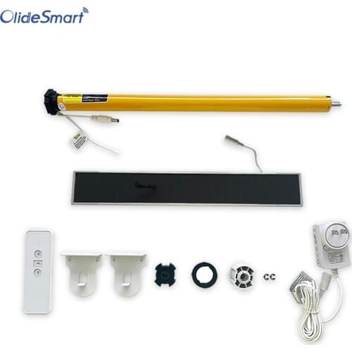 Olide AM25/AM35 Rechargeable Automatic Roller Shade Motor with Solar Panel
