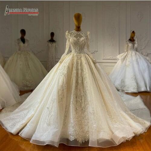 Amazing Handsew Beading Work wedding gown