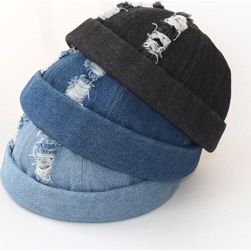 Hat cowgirl cowboy hole no cornice melon leather hat yuppie street outdoor fashionable sun-shading Free Shipping