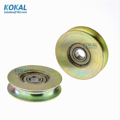 [U0840-10NJ]1PCS u groove 608zz chrome steel flute type groove steel sliding door window guide wire track bearing 0840UU