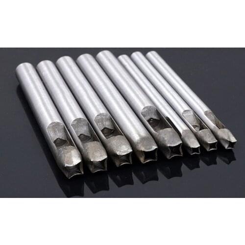 Inner curved square flower punch DIY leather punching punching round punching pattern punch