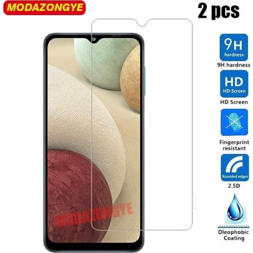 2 pcs Tempered Glass For Samsung Galaxy A12 Screen Protector For Samsung A12 A125F A125 SM-A125F GalaxyA12 5G Glass Film