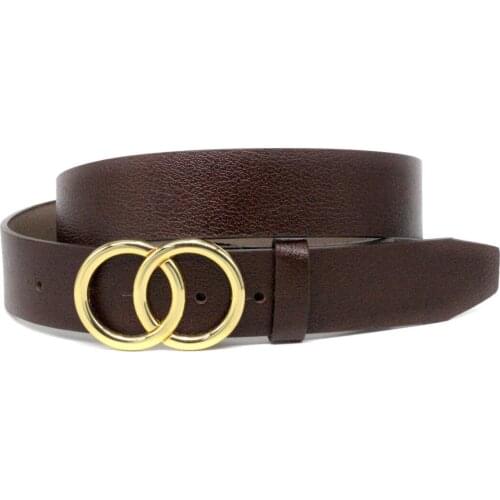 Genuine Leather Woman Belt 3 cm genuine Buffalo