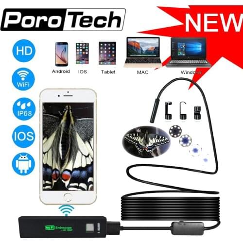 110A 8mm 5M cable Snake USB WIFI Endoscope Camera Android IOS used in automotive maintenance, industrial testing, pipeline test