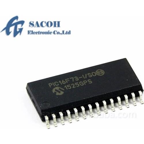 5PCS/lot New OriginaI PIC16F73-I/SO PIC16F73 or PIC16F73-I/SP or PIC16F73-I/SS SOP-28 8-bit CMOS FLASH Microcontrollers