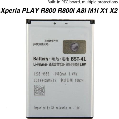 Original BST-41 Battery For Sony Ericsson Xperia PLAY R800 R800i A8i M1i X1 X2 X2i X10 X10i Play Z1i