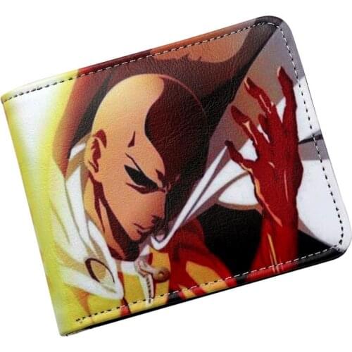 Anime One Punch Man Saitama Themed Bi-Fold Wallet