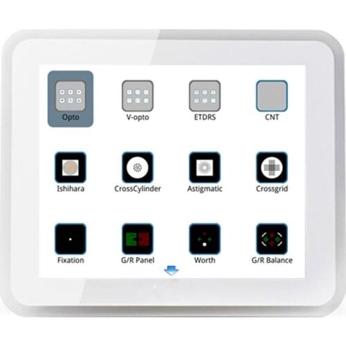 Visual acuity chart C901 vision tabella di test per