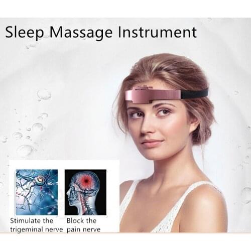 Electric Head Massager Sleep Monitor Migraine Relief Massager Insomnia Therapy Release Stress Sleep Therapy Device Sleeping