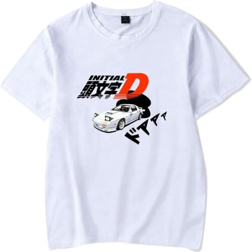 TOYOTA AE86 Print T-shirt Movie Initial D T-shirts Men Women Fashion Harajuku Tee Streetwear Hip Hop Personality Short Sleeve