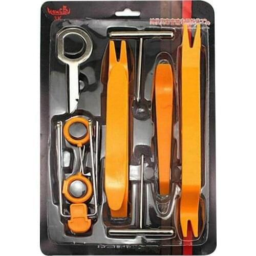 12pcs/set Car Removal Tool Portable Vehicle Car Panel stereo Tool Trim tools car Removal radio Kit dash Practical remove Au T6O7