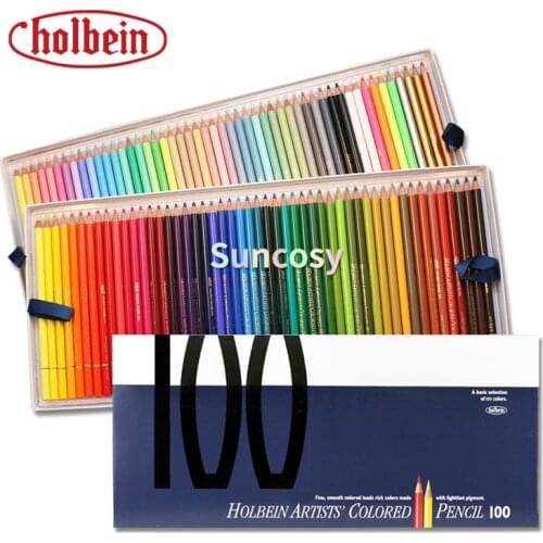 Holbein Artists Colored Pencils 150Colors Set Paper Boxed OP945 Oil Professional Art Pencils For Artist Drawing Pencils Supplies