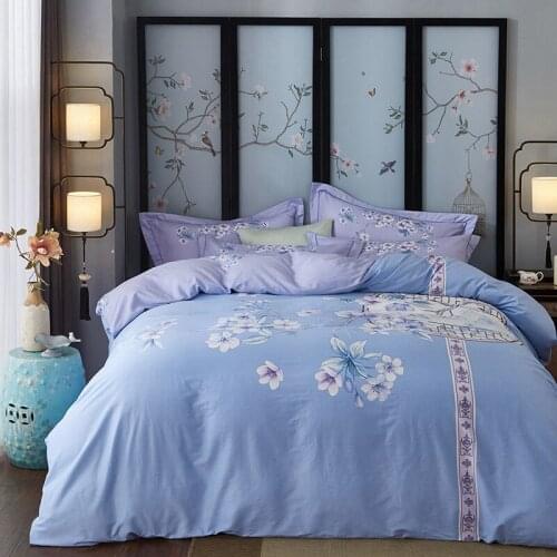 Chinese Style 100% Cotton Bedding Set Bed Sheet Duvet Cover Pillowcase Home Textiles Comforter Bedding Sets Bed Linen Full King