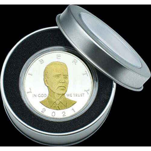 2021 Joe Biden President Commemorative Souvenir Coin Challenge Collectible Coins Art Craft