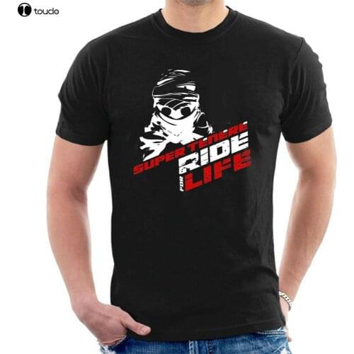 Yam Super Tenere T-Shirt Inspired Ride for Life Motorcycles Summer 2019 100% Cotton Print Men O-Neck Casual T Shirts
