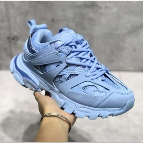 Spring and autumn new leather casual sports shoes mens flat shoes popular fashion color matching large size chic womens shoes