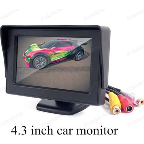TFT Color digital Car Monitor 4.3 inch for Backup Reverse Camera Fold-able for Parking Camera Car Styling sale