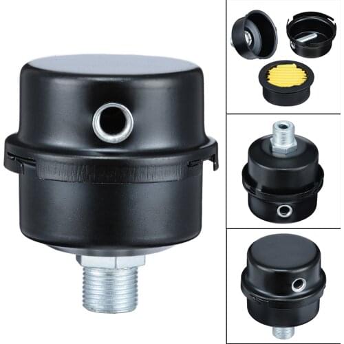 New Air Filter Silencer 5/8" 16mm Thread Metal Air Compressor Intake Filter Noise Muffler Silencer