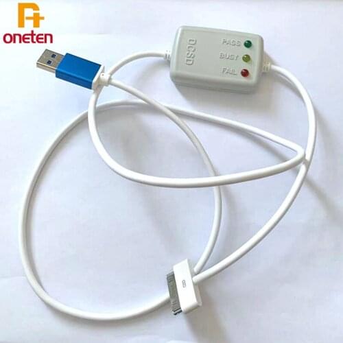 Original 30Pin DCSD Alex Cable Engineering Serial Port Cable to Rewrite Nand Data SysCfg for iPhone iPad 2/3/4 Change IMEI SN