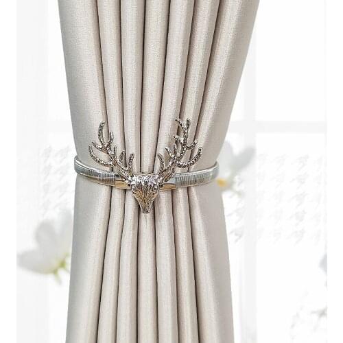 Arbitrary Metal Curtain Tieback Golden Silver Color Tie Back Nordic Style Hig Quality Curtain Accessories