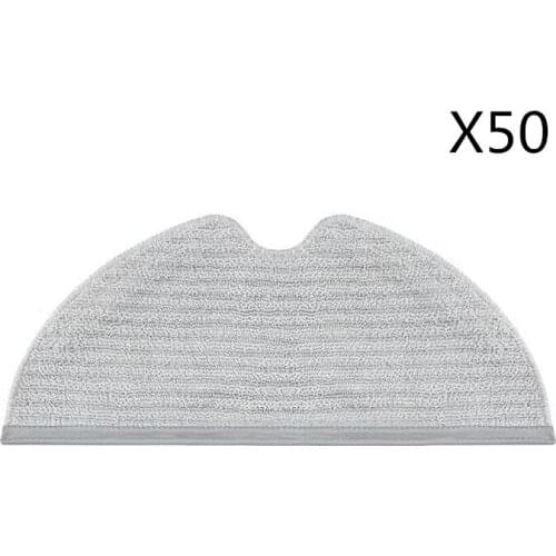 50Pcs/Lot Mop Cloths Rag Wipes for Xiaomi Dreame D9 Robotic Vacuum Sweeper Mopping Cleaner Accessories Parts