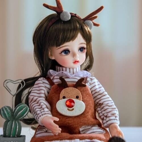 BJD Doll 30cm Hot Sale Reborn Baby Doll With Clothes Change Eyes DIY Doll Best Valentines Day Gift 1/6 Handmade Doll