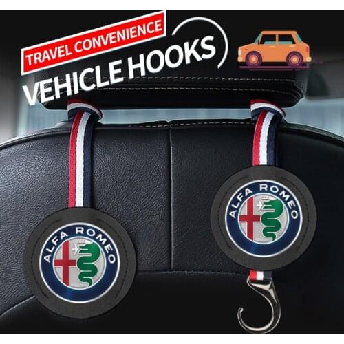 Car seat hidden hook Hooks for Handbag Shopping Bag Storage Hanger Car Hooks for alfa romeo 159 147 giulietta Car Accessories