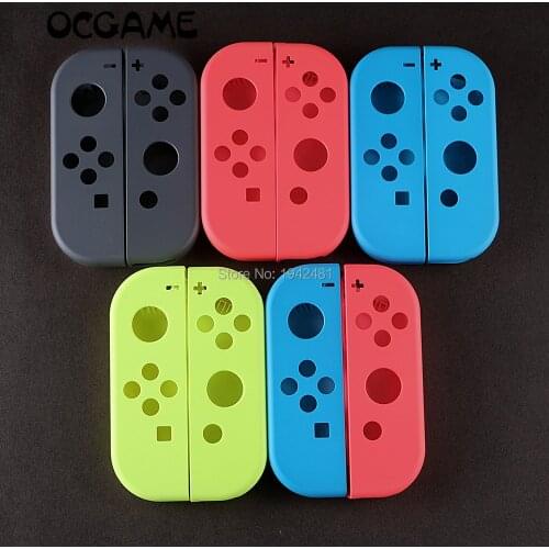 OCGAME For Switch Handle Replacement Right Left Plastic Housing Shell Case Cover for Switch Joy Con Controller