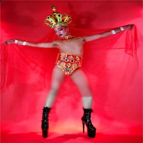 DC54 Ballroom dance dj stage show costumes sexy men wear robot catwalk models club bar performance party dress hat disco glasses