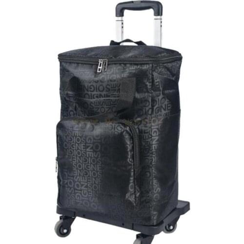 Trolley Cart, Folding Portable Shopping Cart, Grocery Shopping Trolley Cart, Small Trolley, Portable Household Trolley For The E